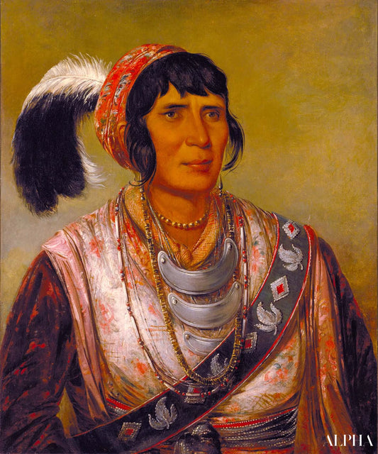 Osceola, Head Chief, Seminole - George Catlin - Reproductions de tableaux et peintures haut de gamme