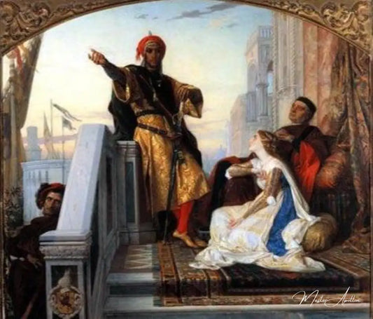 Othello racontant ses combats - Alexandre Cabanel Reproductions de tableaux à la peinture à l’huile