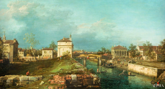 Padoue, Porta Portello - Giovanni Antonio Canal - Reproductions de tableaux et peintures haut de gamme