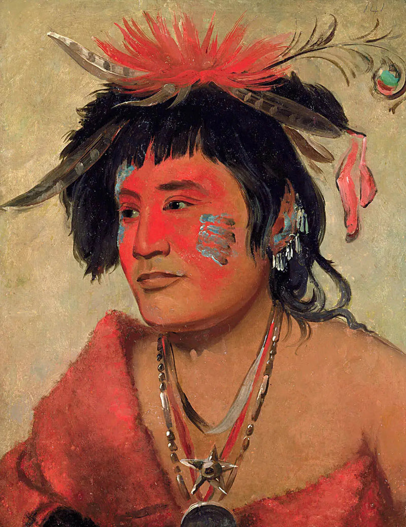 파시나쇼, 전사 - 조지 캐틀린

Source:
Pah-shee-náu-shaw, un guerrier - George Catlin