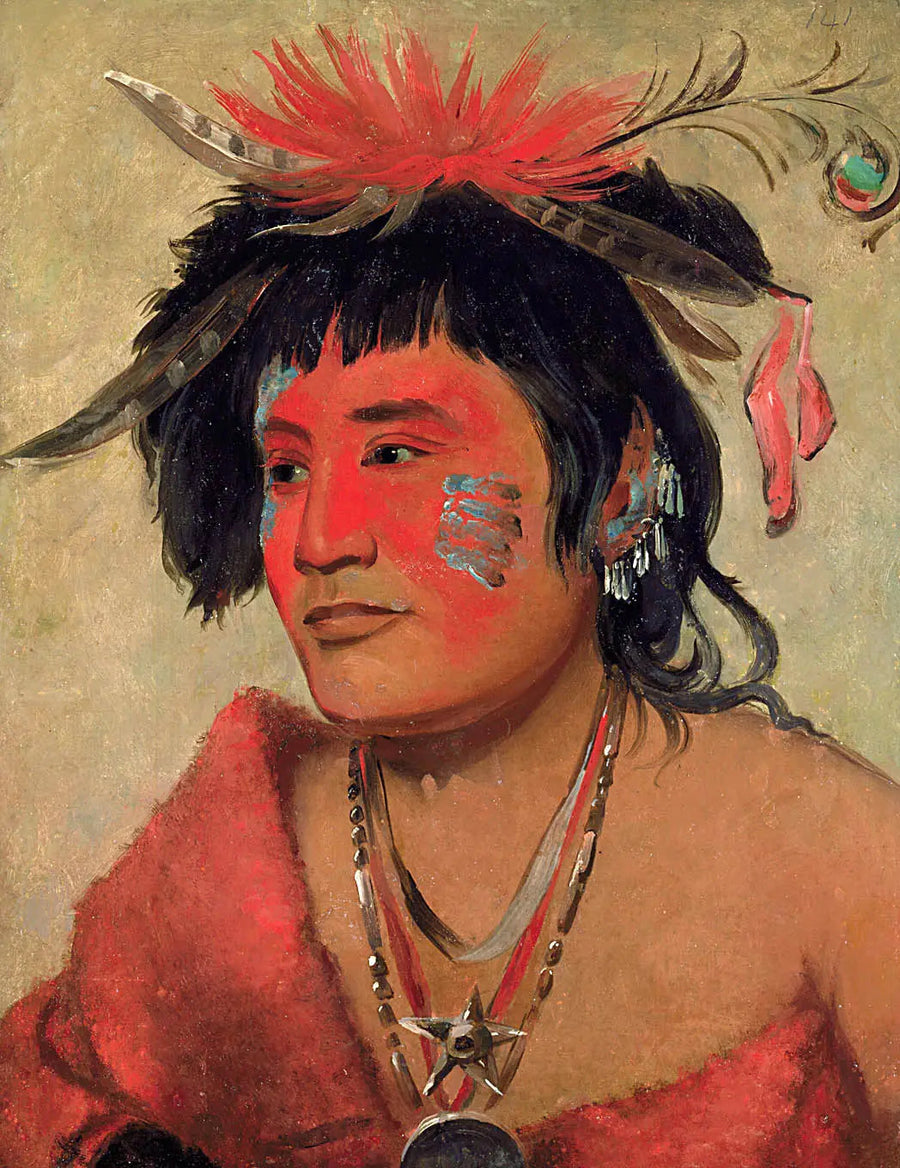 파시나쇼, 전사 - 조지 캐틀린

Source:
Pah-shee-náu-shaw, un guerrier - George Catlin