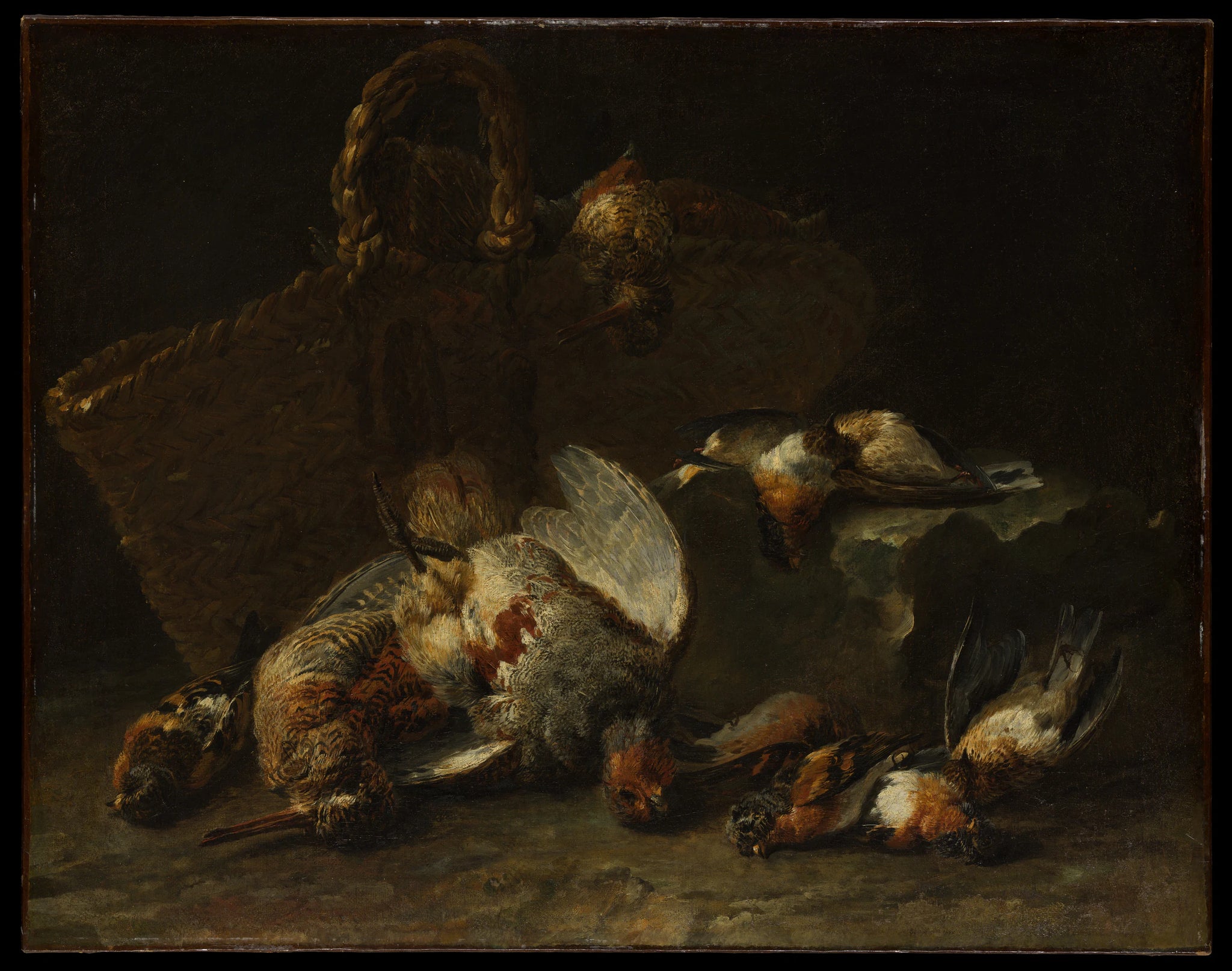 Un panier et des oiseaux - Jan Fyt