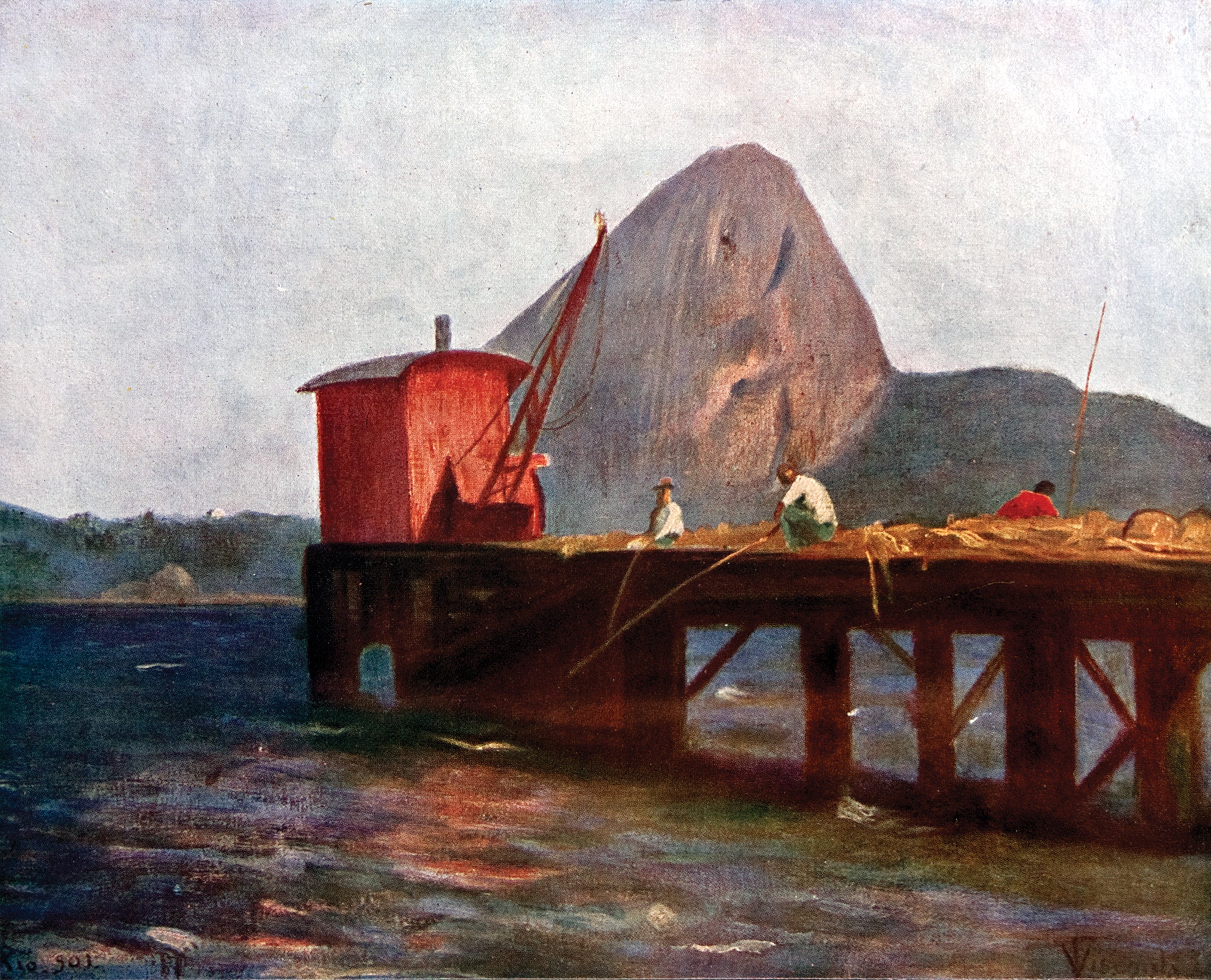 Pão de Açúcar - Eliseu Visconti image 1 copie peinte à la main à l’huile