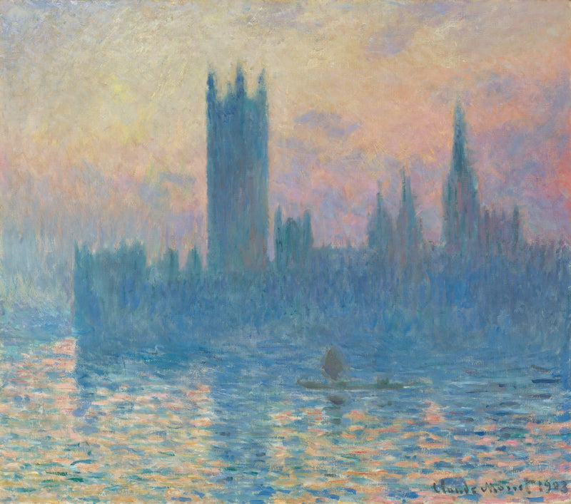 의회, 일몰 - Claude Monet