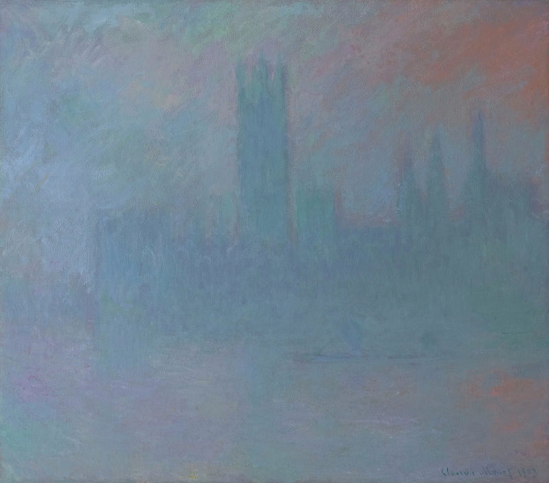 의회, 파란색 교향곡 - Claude Monet