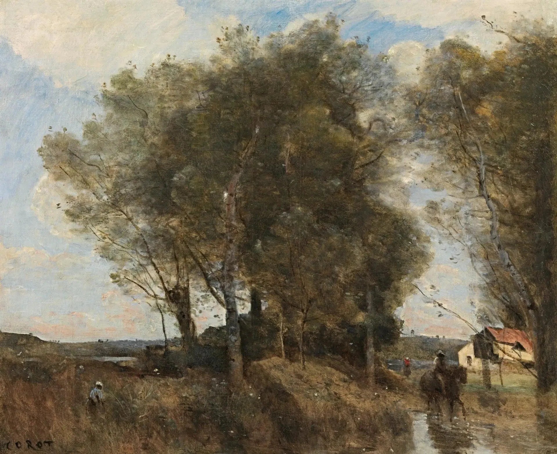 Passion - Jean-Baptiste Camille Corot image 1 reproduction d’œuvre d’art à l’huile