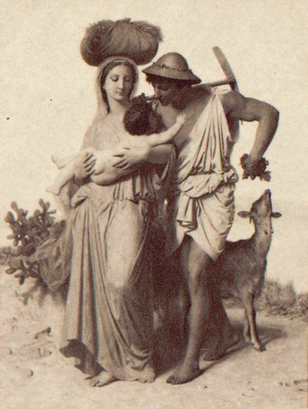Pastorale antique : Le Retour des champs - Bouguereau