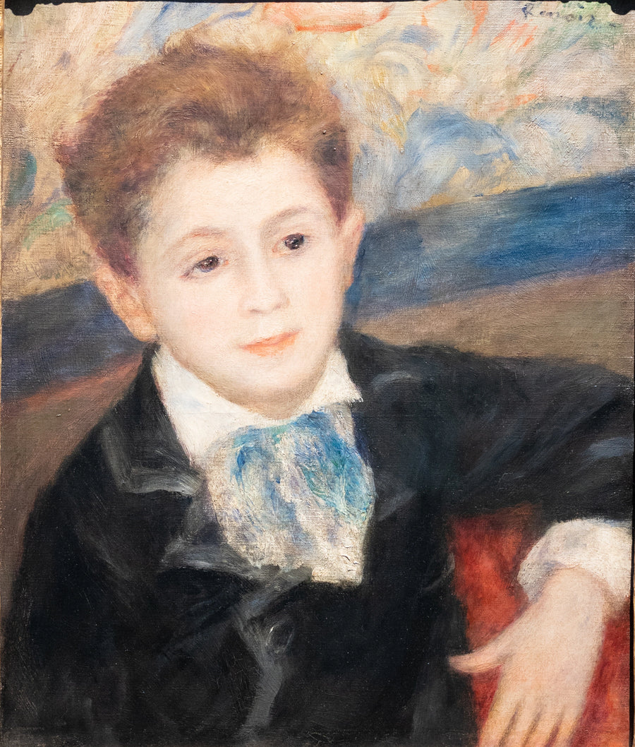 Portrait de Paul Meunier, fils d’Eugène Murer, peint par Renoir vers 1877, Museum Langmatt