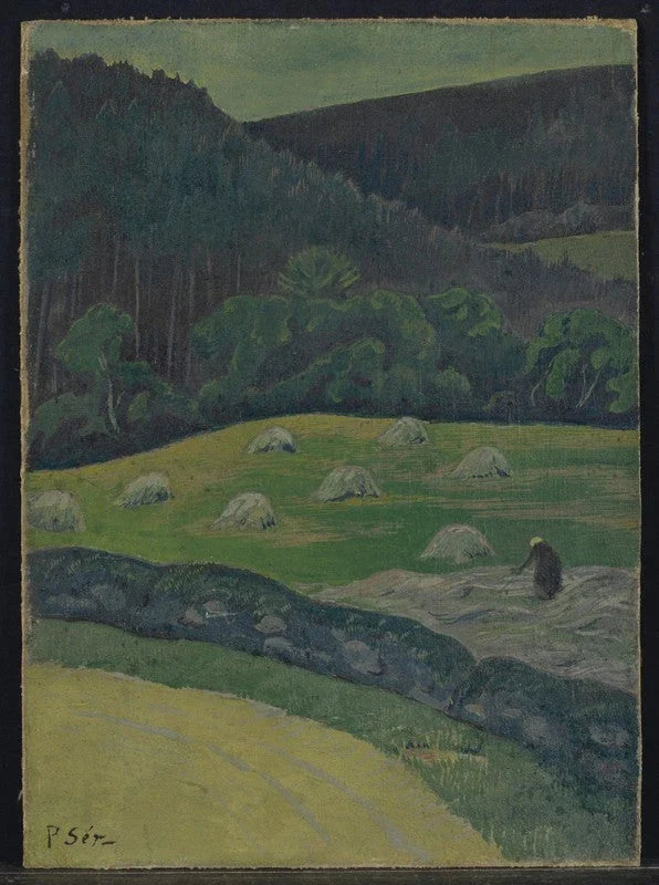 Paysanne aux foins, peinture de Paul Sérusier