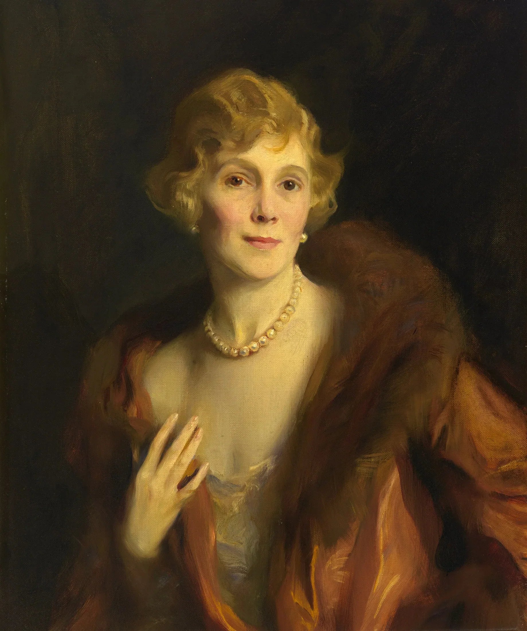 Pauline Morton Sabin - Philip de László image 1 copie de tableau peinte à la main