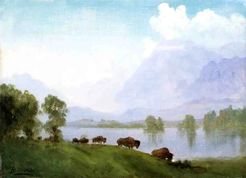 비손의 나라 - 알버트 비어슈타트

Source:
Pays des bisons - Albert Bierstadt