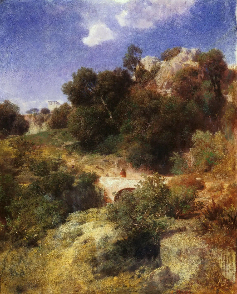 구불구불한 산악 지형과 다리 - 아놀드 뵉클린

Source:
Pays vallonné rocheux avec pont - Arnold Böcklin