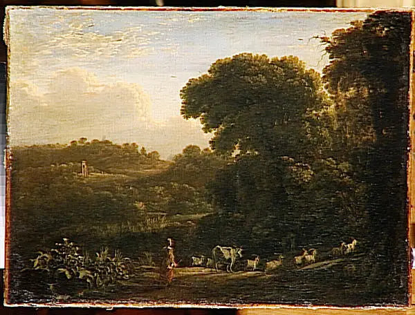 Paysage au soleil couchant - Claude Lorrain - Alpha Reproduction