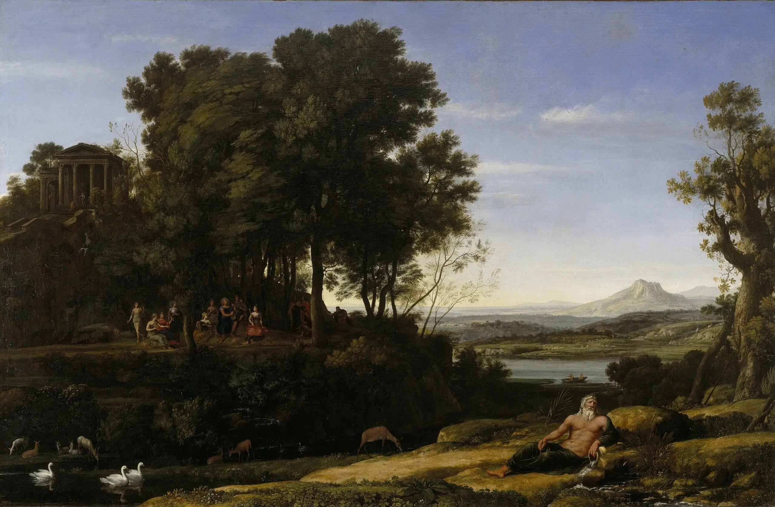Paysage avec Apollon et les Muses - Claude Lorrain - Alpha Reproduction