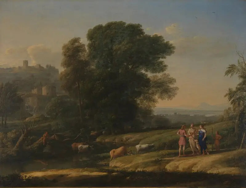 Paysage avec Céphale et Procris réunis par Diane - Claude Lorrain - Alpha Reproduction