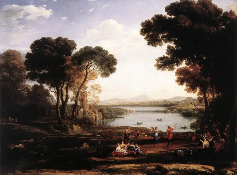 춤추는 인물들이 있는 풍경 (레 무아랭) - 클로드 로랭

Source:
Paysage avec des personnages dansants (Le Moulin) - Claude Lorrain