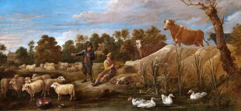 두 목동, 가축, 오리들이 있는 풍경 - 데이비드 테니어스 더 쥬네

Source:
Paysage avec deux bergers, du bétail et des canards - David Teniers le Jeune
