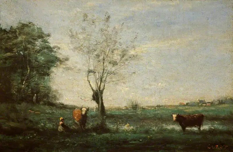 두 마리 소와 풍경 - 장 바티스트 카밀 코로트

Source:
Paysage avec deux vaches - Jean-Baptiste Camille Corot