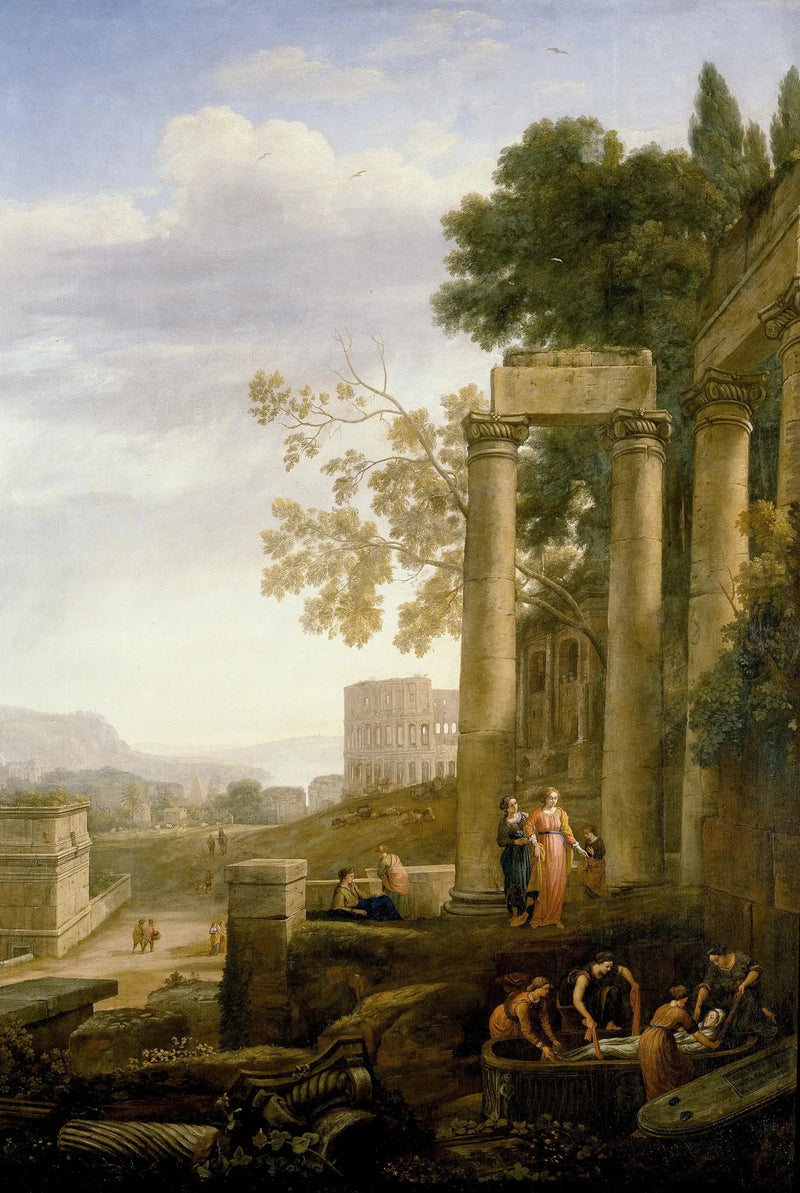 성 세라피의 장례식을 그린 풍경화 - 클로드 로랭

Source:
Paysage avec l'enterrement de sainte Séraphie - Claude Lorrain