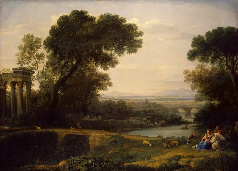이집트로 도망가는 동안 휴식을 취하는 풍경 - 클로드 로렌

Source:
Paysage avec le repos pendant la fuite en Égypte - Claude Lorrain