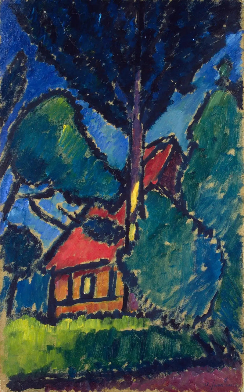 붉은 집이 있는 풍경 - 알렉세이 폰 자울렌스키

Source:
Paysage avec maison rouge - Alexej von Jawlensky