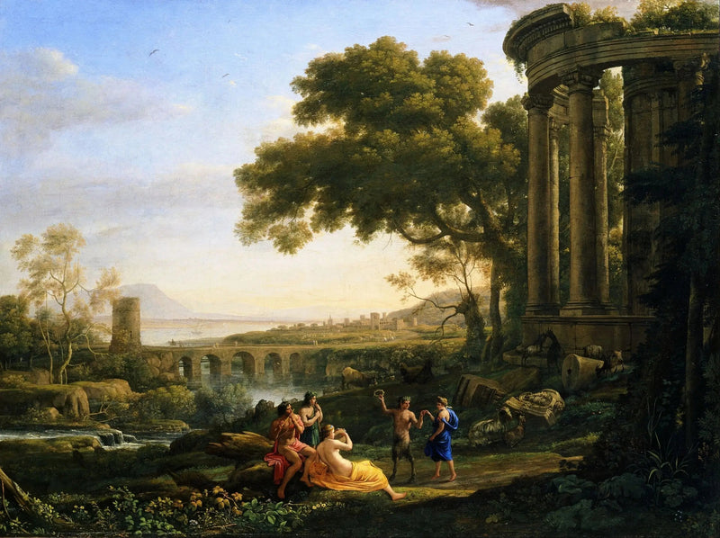 무희와 춤추는 사티로이와 풍경 - 클로드 로렌

Source:
Paysage avec nymphe et satyre dansant - Claude Lorrain