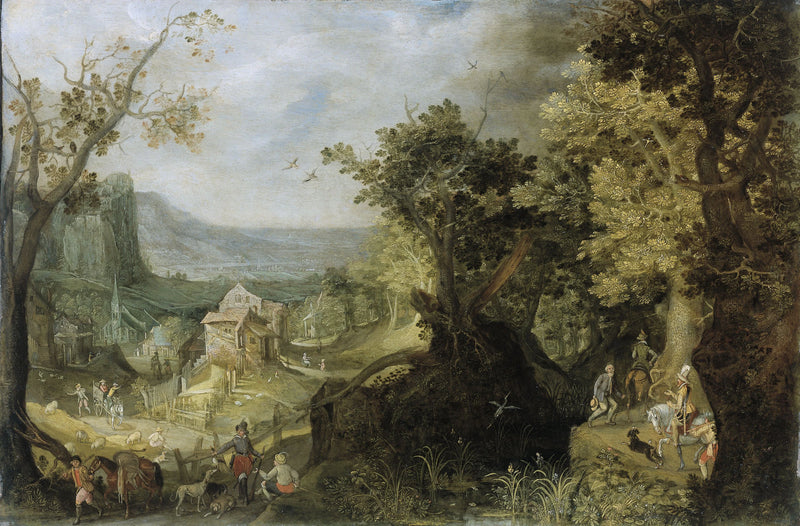 Paysage boisé - Anton Mirou