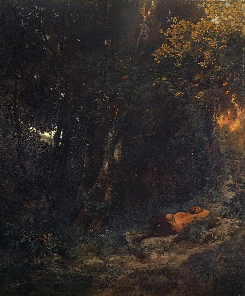 파이프를 휴식하는 숲 풍경 - 아놀드 뵈클린

Source:
Paysage boisé avec Pan se reposant - Arnold Böcklin