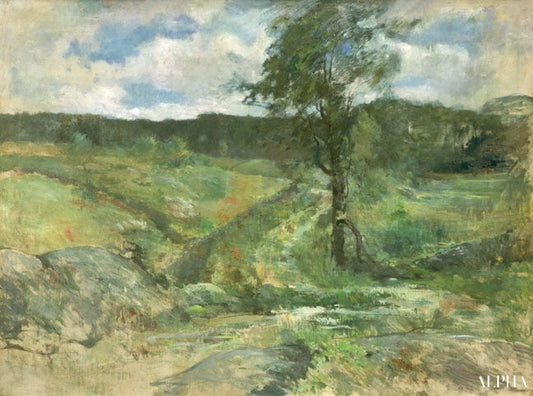 Paysage, Branchville, c 1888 - John Henry Twachtman - Reproductions de tableaux et peintures haut de gamme