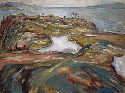 Paysage côtier - Edvard Munch - Alpha Reproduction