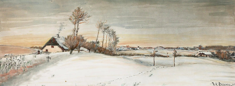 작은 마을의 겨울 풍경 - H. A. Brendekilde

Source:
Paysage d'hiver dans un petit village. - H. A. Brendekilde