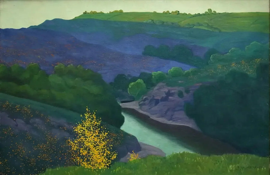 크뢰즈 풍경화 - 펠릭스 발로통

Source:
Paysage de la Creuse - Félix Vallotton