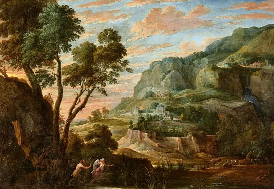 파노라마 산 풍경과 판과 시린스 - 데이비드 테니어르 더 쥬네

Source:
Paysage de montagne panoramique avec Pan et Syrinx - David Teniers le Jeune