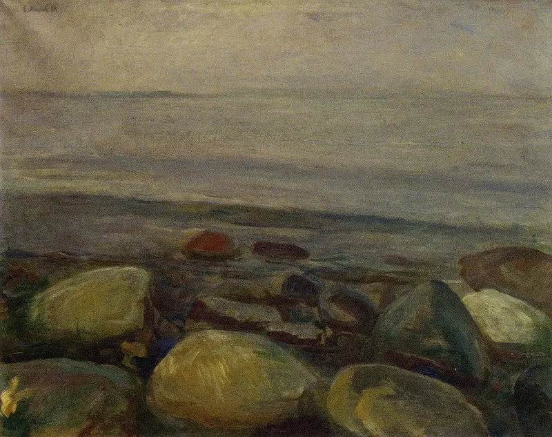 Åsgårdstrand 해변 풍경 - 에드바르 뭉크