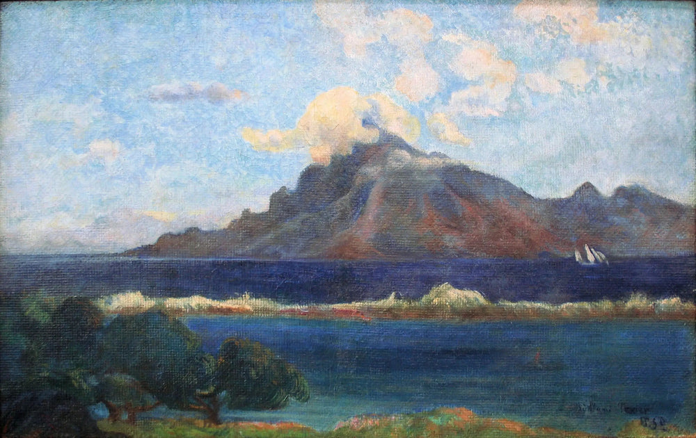Paysage de Te Vaa - Paul Gauguin image 1 copie de tableau peinte à la main