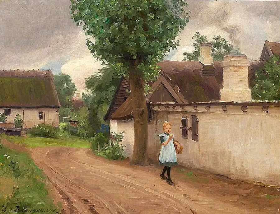 푸른 드레스를 입은 소녀와 함께하는 마을 풍경화 - H. A. Brendekilde

Source:
Paysage de village avec une jeune fille en robe bleue. - H. A. Brendekilde