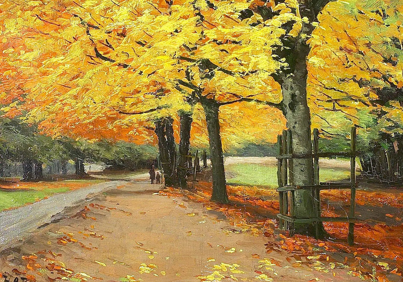 가을 풍경. - H. A. Brendekilde

Source:
Paysage en automne. - H. A. Brendekilde