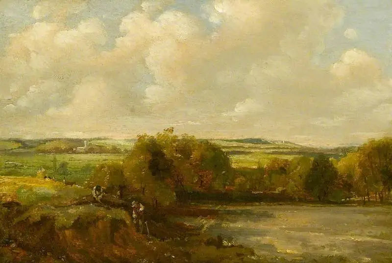 강가 풍경과 일꾼들이 파는 작업하는 모습 - 존 콘스터블

Source:
Paysage fluvial avec ouvriers creusant - John Constable