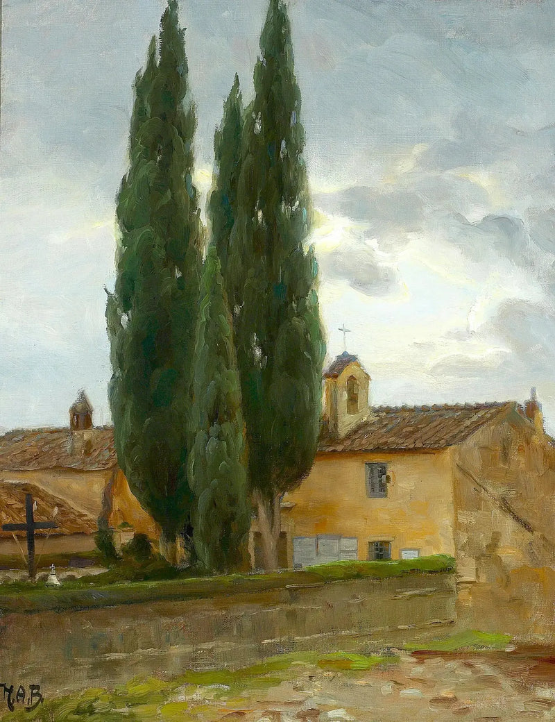 이탈리아 풍경과 수도원, 소나무 - H. A. Brendekilde

Source:
Paysage italien avec un monastère et des pins. - H. A. Brendekilde