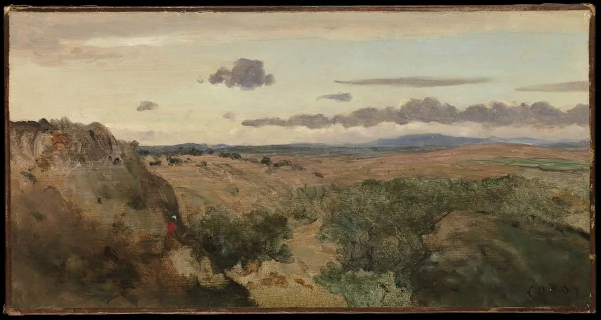 Paysage montagneux - Jean-Baptiste Camille Corot - Alpha Reproduction