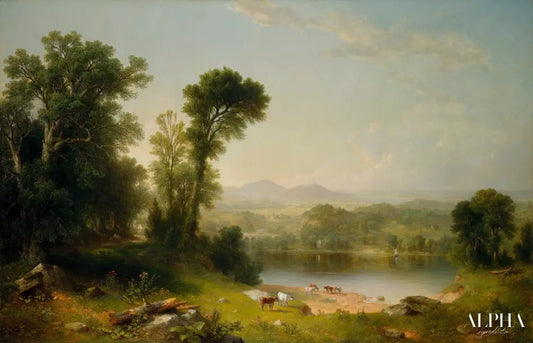 Paysage pastoral, 1861 - Asher Brown Durand - Reproductions de tableaux et peintures haut de gamme