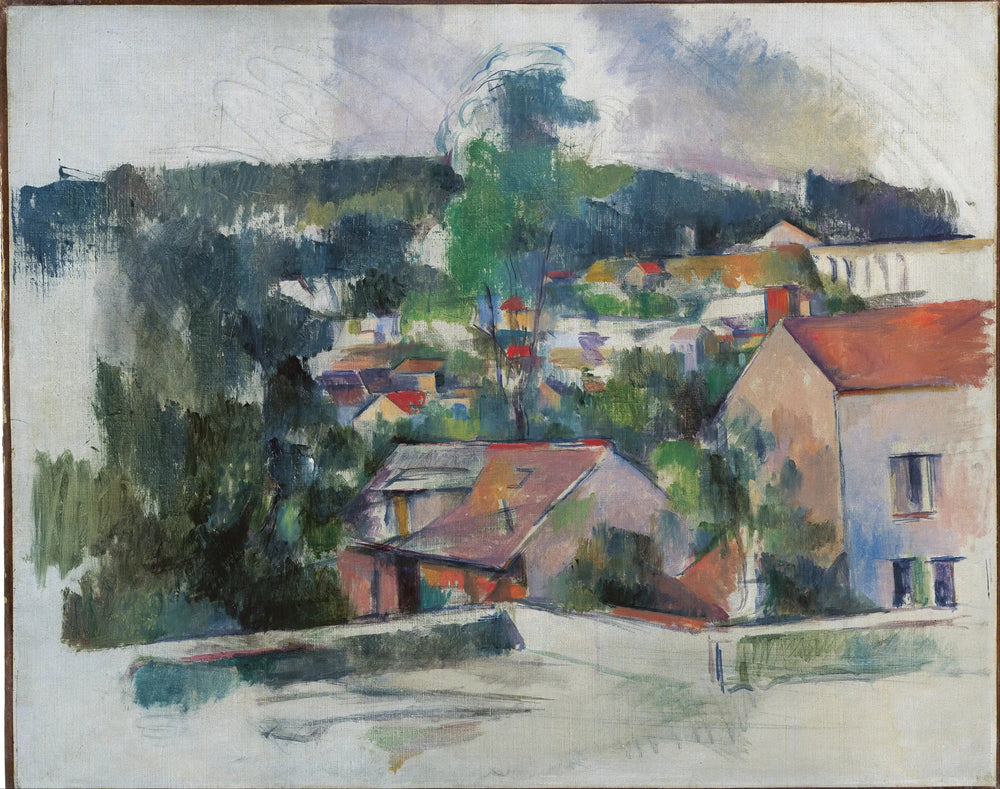 Paysage - Paul Cézanne image 1 copie peinte à la main à l’huile