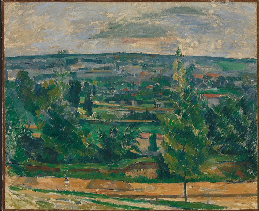 Paysage près de Melun - Paul Cézanne image 1 tableau peint à l’huile sur toile