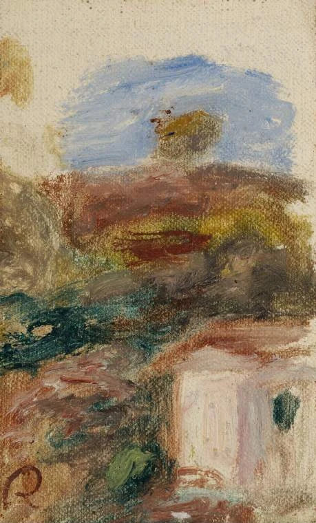 Paysage de Renoir, Fitzwilliam Museum PD.15-1977 – reproduction peinture à l’huile sur toile