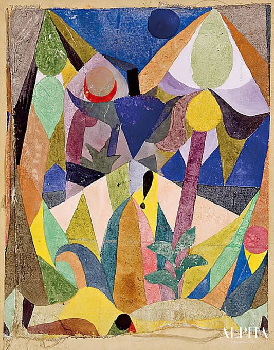 Paysage tropical doux - paul klee - Reproductions de tableaux et peintures haut de gamme