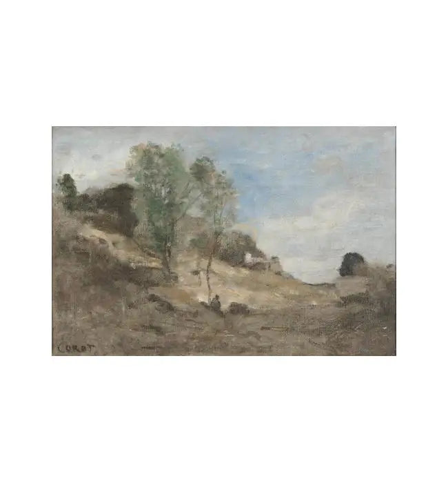 Paysage vallonné - Jean-Baptiste Camille Corot - Alpha Reproduction