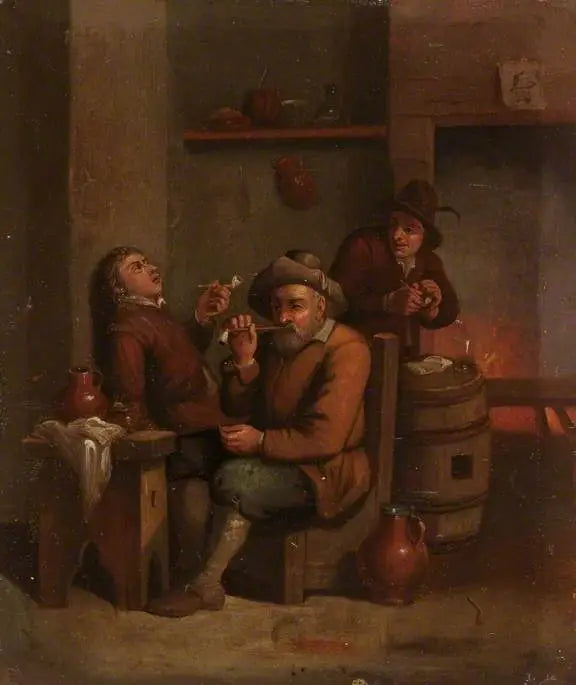 농민들이 여관에서 담배를 피우는 모습 - 데이비드 테니어스 더 쥬네

Source:
Paysans fumant dans une auberge - David Teniers le Jeune