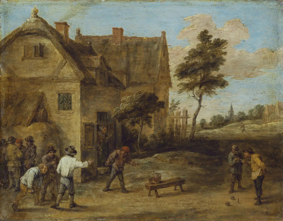 농부들이 공놀이를 하는 모습 - 데이비드 테니에르 르 쥬네

Source:
Paysans jouant à un jeu de balle - David Teniers le Jeune
