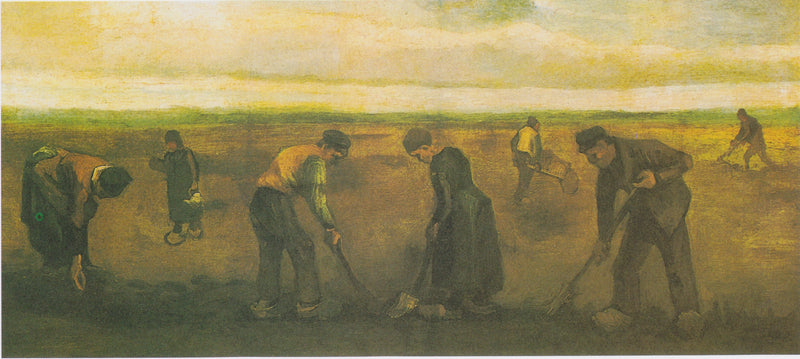 감자 심는 농부들 - Vincent van Gogh