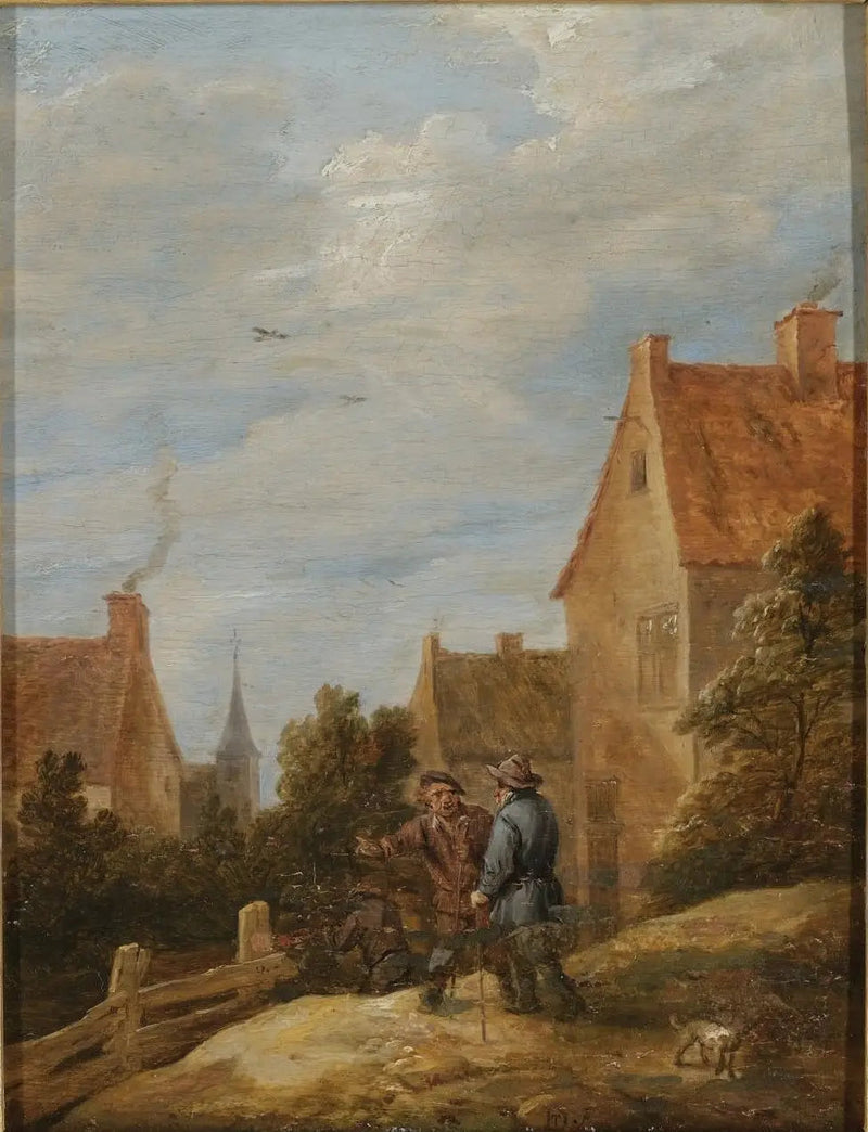 시골 마을의 길에서 농부들 - 데이비드 테니어스 더 쥬네

Source:
Paysans sur une route dans un village - David Teniers le Jeune